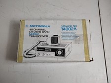 Vintage Motorola T4002A 40 Channel CB Radio with Microphone Untested