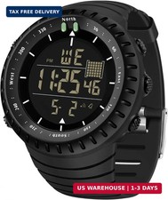 Men's Digital Sports Watch Military Waterproof Tactical Watch with LED Backlight