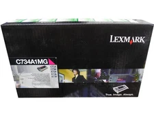 Lexmark C734A1MG Magenta Toner Cartridge 6k Genuine OEM Original