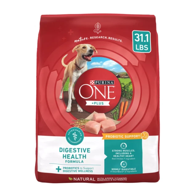 Purina ONE Plus Adult Dog Dry Food - Chicken, Natural, High-Protein 31.1 Lb