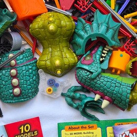 Knex Lot Figures Manuals Storage Bins Controllers Alive Ferris Wheel 14lbs K'nex