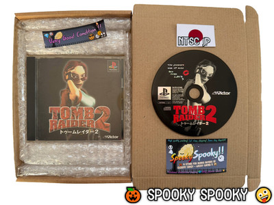 Tomb Raider 2 PS1 - NTSC-J Japan sehr guter Zustand - hochwertige Verpackung - Tracked