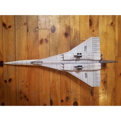 OREL 281 1/100 Passenger aircraft Тu-144 USSR, 1975 Paper model kit - Picture 2 of 5