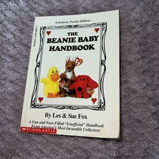 The Beanie Baby Handbook 1997 Scholastic Pocket Edition by Les & Sue Fox Vintage