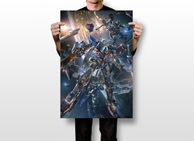 Gundam Versus Adveture Games Action Wall Art Home Decor - POSTER