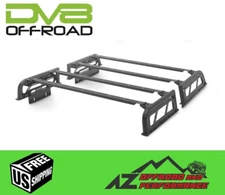 DV8 Offroad MTO Mid Size Truck Bed Rack Low Profile for Roof Top Tent & RotoPax