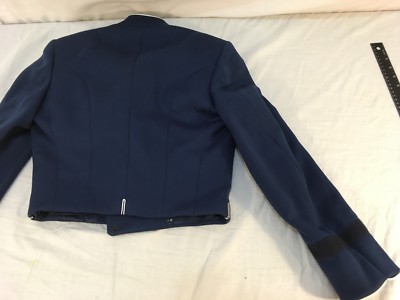 USAF AIR FORCE ACADEMY CADET TUXEDO PARADE UNIFORM JACKET 10 LONG