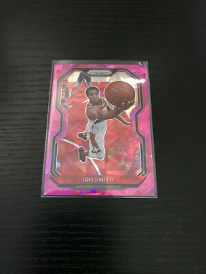 Ish Smith 2020-21 Panini Prizm Pink Cracked Ice Prizm!