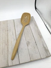 Hutzler Slotted Serving Spoon Melamine 10" Mustard No 532