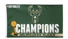 2021 NBA Finals Champions Milwaukee Bucks 3x5 Banner Flag Giannis