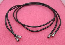 Job Lot 2 x F Connector Male To F Connector Male 1.6M Black RF Coxial Cable