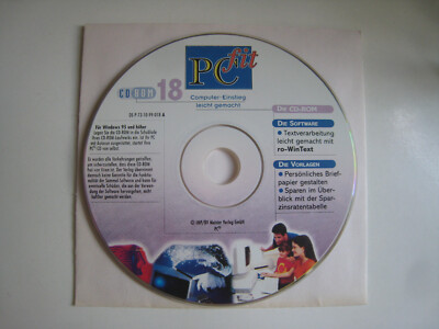 CD ROM - PC fit Computer Einstieg leicht gemacht - Nr.18 ro-Win Text - NEU