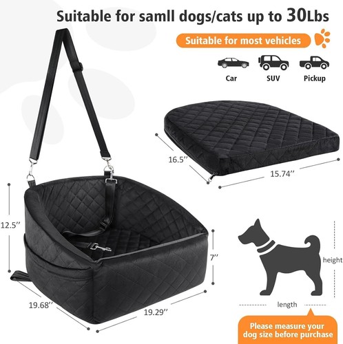 Dog Car Seat for Small and Medium Dogs,Car Seat for Dogs, Removable and Washable - Picture 2 of 11