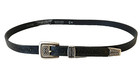 Lee River Ireland Celtic Black Tooled Leather Belt Women'S Men'S Medium 32 34