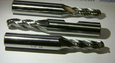 Putnam Tools HSS End Mills RK-2-1/4'' x 3/8'' x 3/4'' 4Fl Model  QTY 3 94010