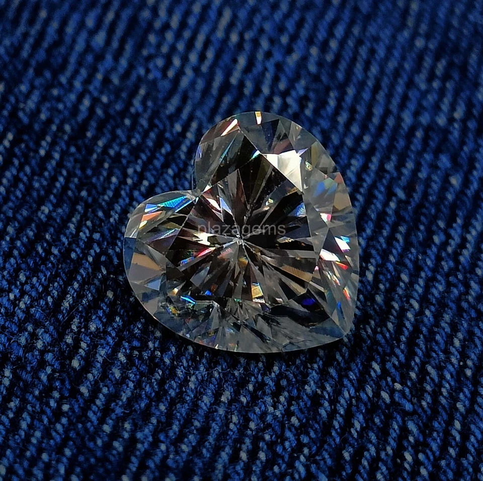 EGL Diamond 5.2 Ct Lab-Grown CVD Diamond Heart Cut D Color VVS1 Clarity Gem 5OSN - Image 3 of 4