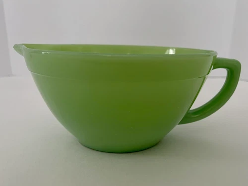 Vintage FIRE KING JADEITE Anchor Hocking COLONIAL BATTER BOWL 1951-1961