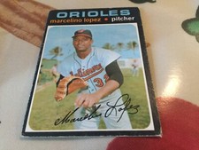 1971 Topps Marcelino Lopez Baseball Card Baltimore Orioles #137