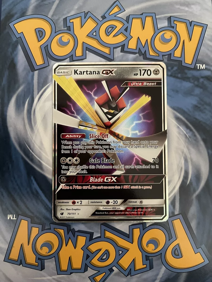 Kartana GX 70/111 Crimson Invasion - Pokemon Cards