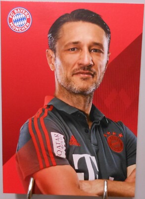 FC Bayern München Postkarte Niko Kovac Trainer Offizielle Edition FCB #FP37