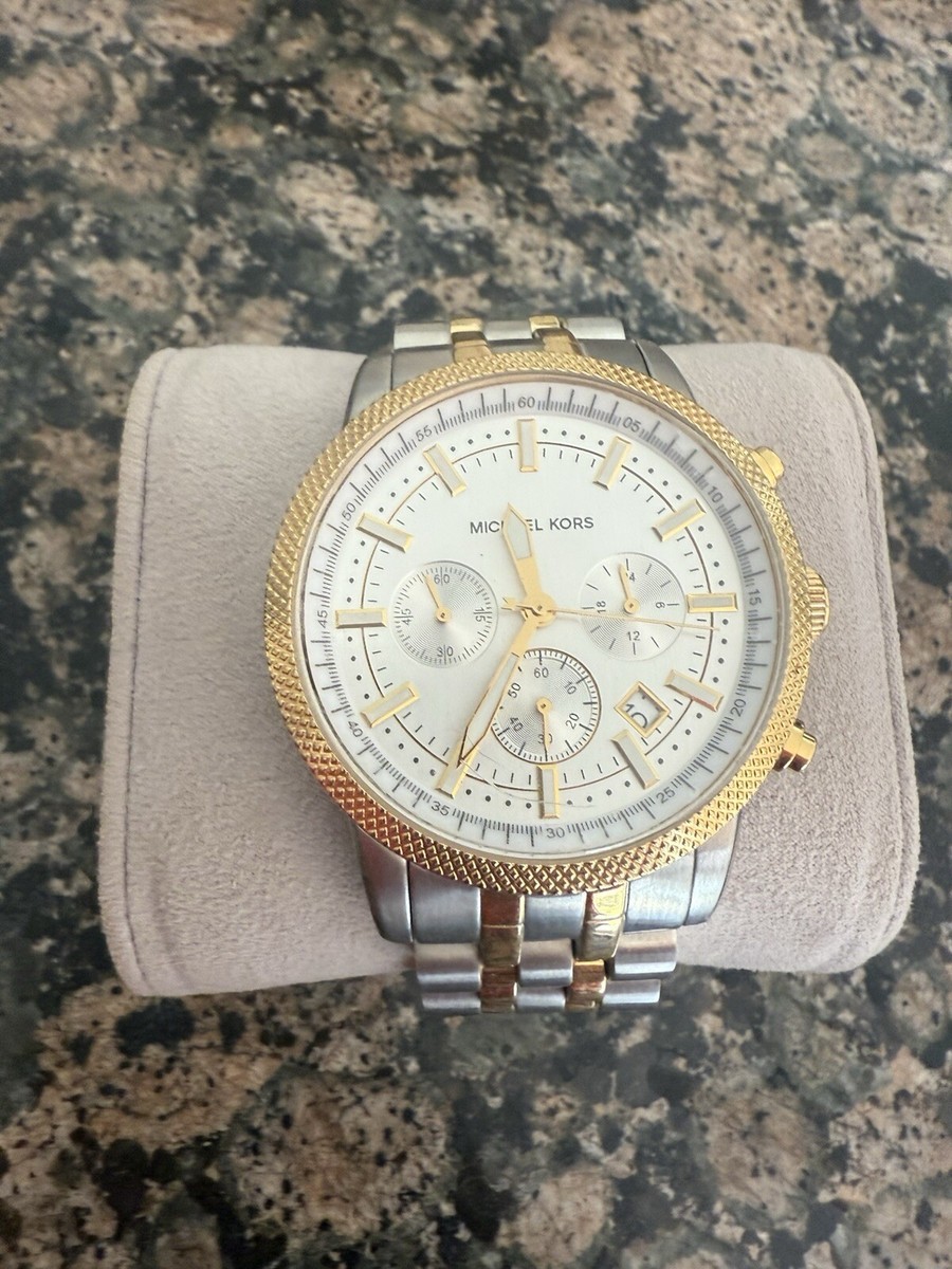Michael Kors Watch Duotone Gold And Silver Mk-8238 | eBay