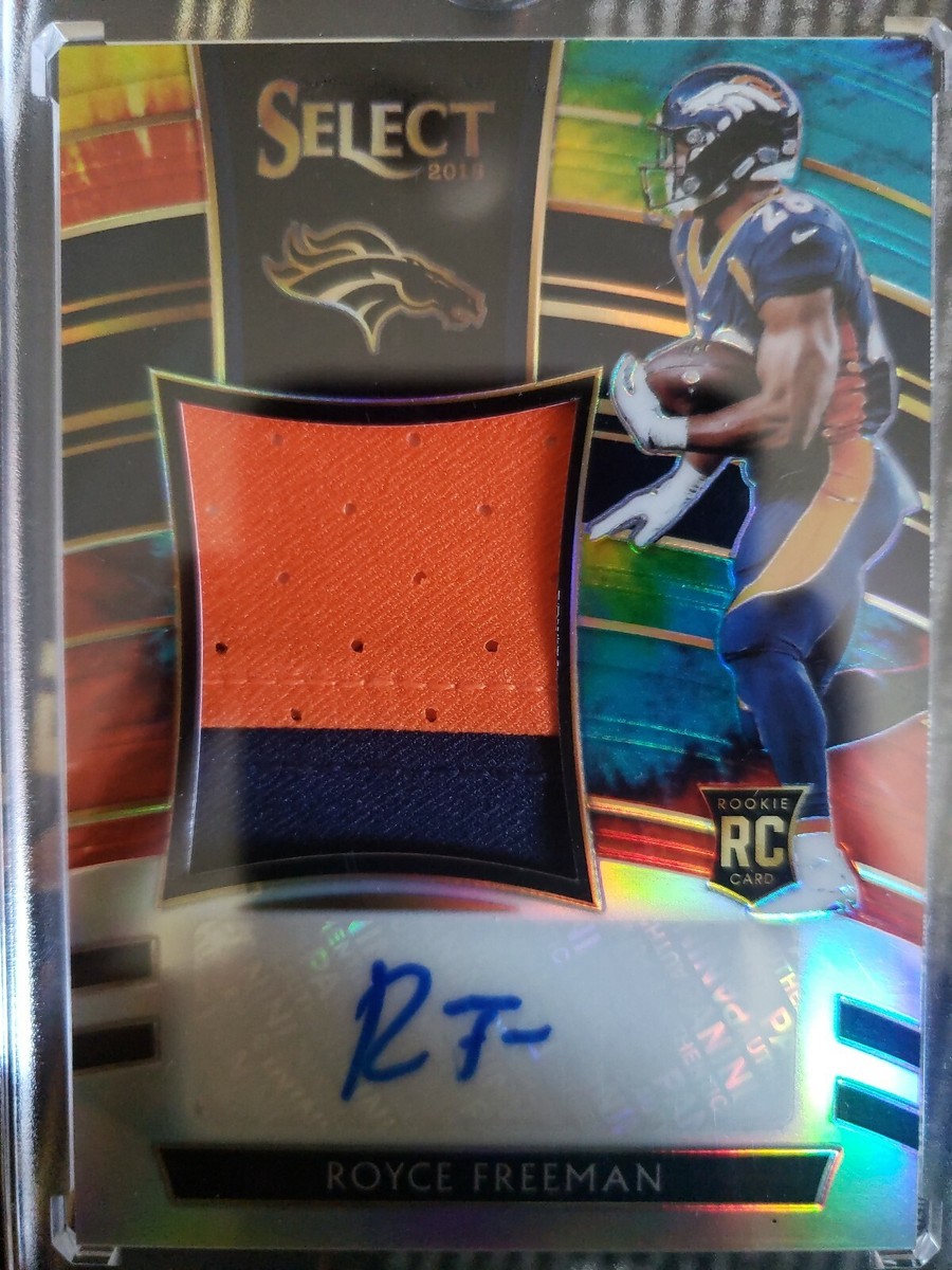2018 Panini Select Royce Freeman RPA Tie Die #/25 | eBay