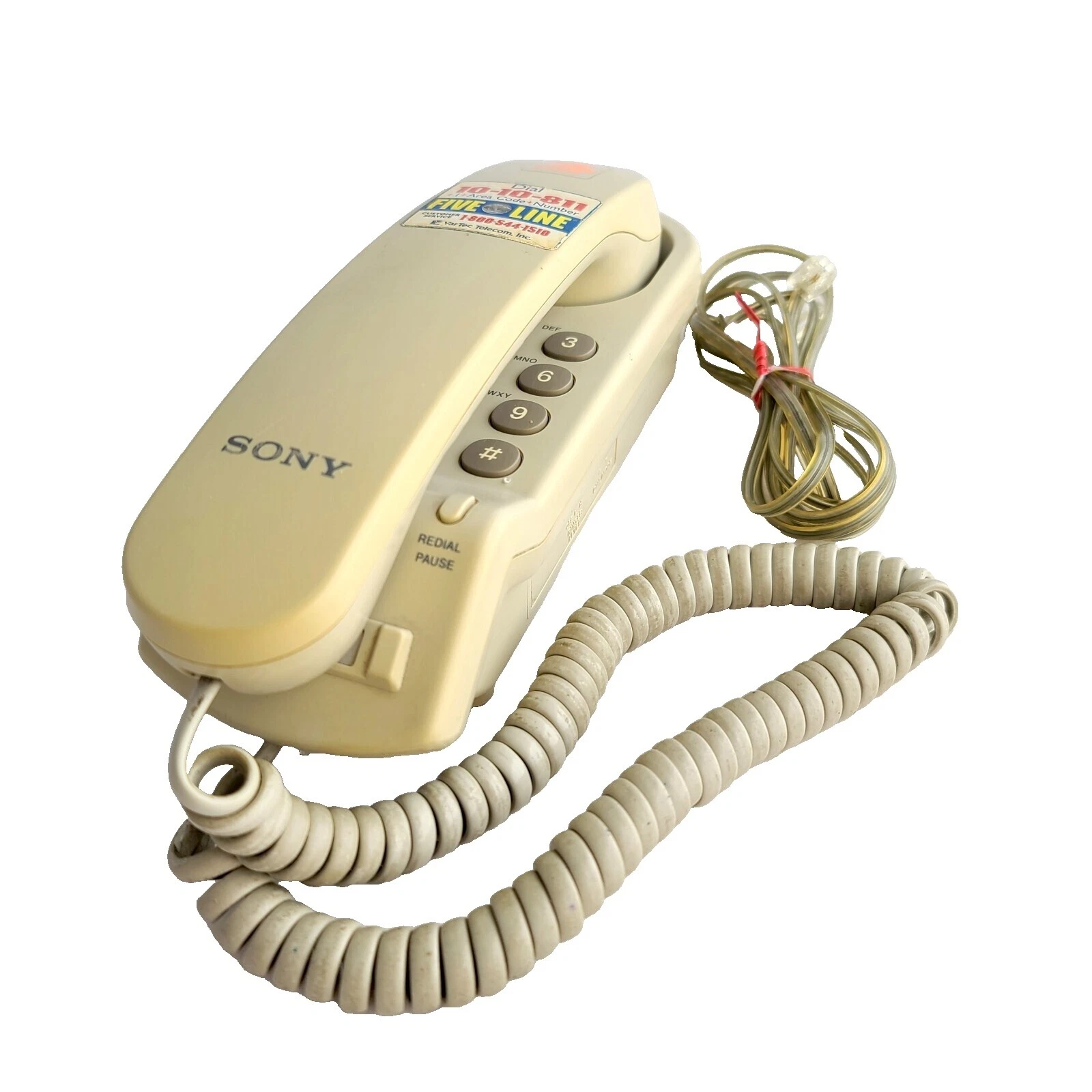 Teléfonos con Cable Negro Sony