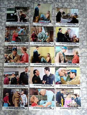 HÄNGT DEN VERRÄTER 15 AUSHANGFOTOS German L C`s LEE MARVIN ´68 SERGEANT RYKER