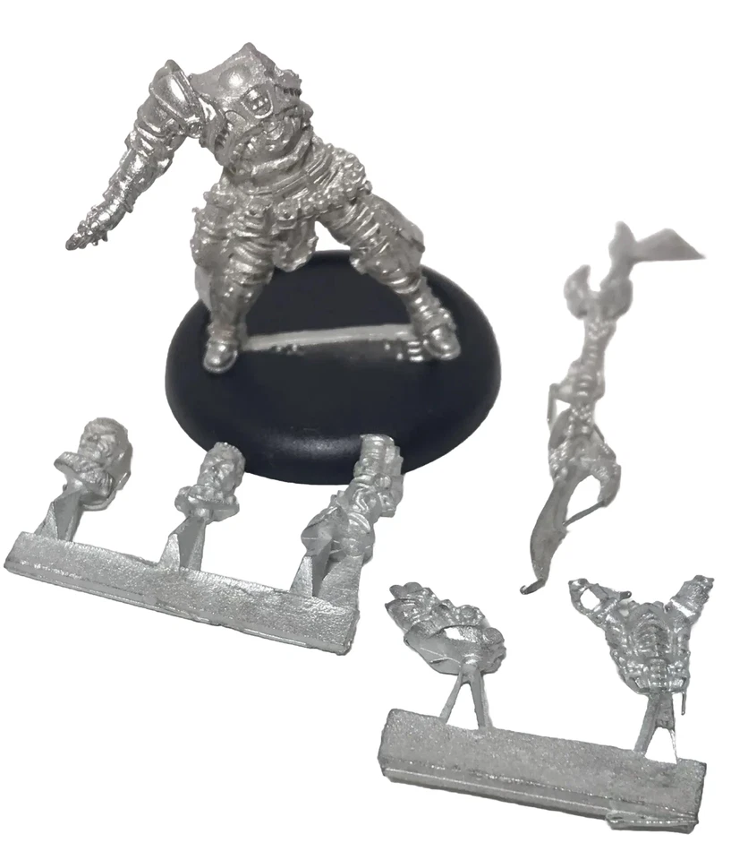 Warmachine Kickstarter ‘Sturgis the Corrupted’ 2 Cards & Cryx Miniatures/Holder - Image 3 of 4