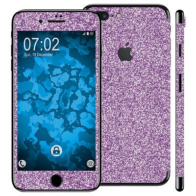 1 x Displayschutzfolie Glitzer lila für Apple iPhone 7 / 8 / SE 2020 Folie