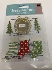 Jolee's Boutique Dimensional Stickers Seasons Greetings Christmas Holiday NIP