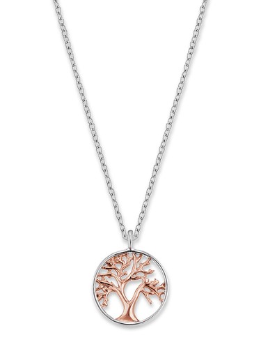 Engelsrufer Collana Donna Argento 925: Eleganza A Strati Rosa E Oro