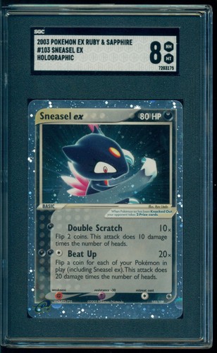 Sneasel ex graded SGC 8 for sale on eBay
