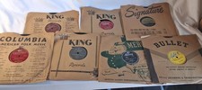    Lot of 8 Vintage 78 RPM Records   KING   COLUMBIA   MERCURY   BULLET   SIGNAT