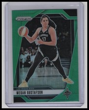 2024 Panini Prizm WNBA #78 Megan Gustafson Green Prizms