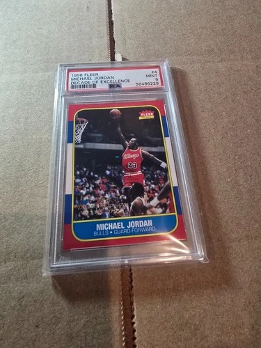 1996-97 Fleer - Decade of Excellence Michael Jordan #4 - PSA 9 - Bulls