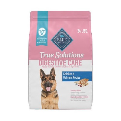 Blue Buffalo True Solutions Digestive Care Natural Dry Dog Food, Chicken, 24lb.