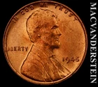 1945 Lincoln Wheat Cent- Red- Choice Gem Brilliant Uncirculated Luster #K465