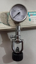 Manometro Con Brida Mares (NUOVO) per Controllo Bombole Sub