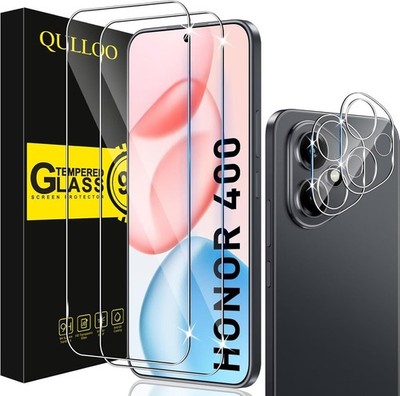 Hochwertige Schutzfolie für Honor 400 5G, 2 Displayschutzfolien, 2 Kameraschutz