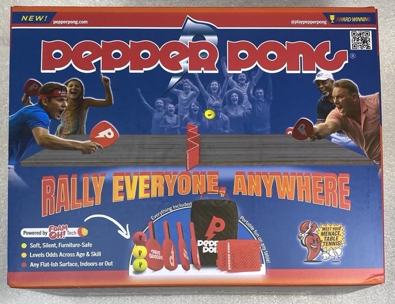 PEPPER PONG Full OG Edition Set BRAND NEW Foam Oh! ~ Seen on Shark Tank! SEALED