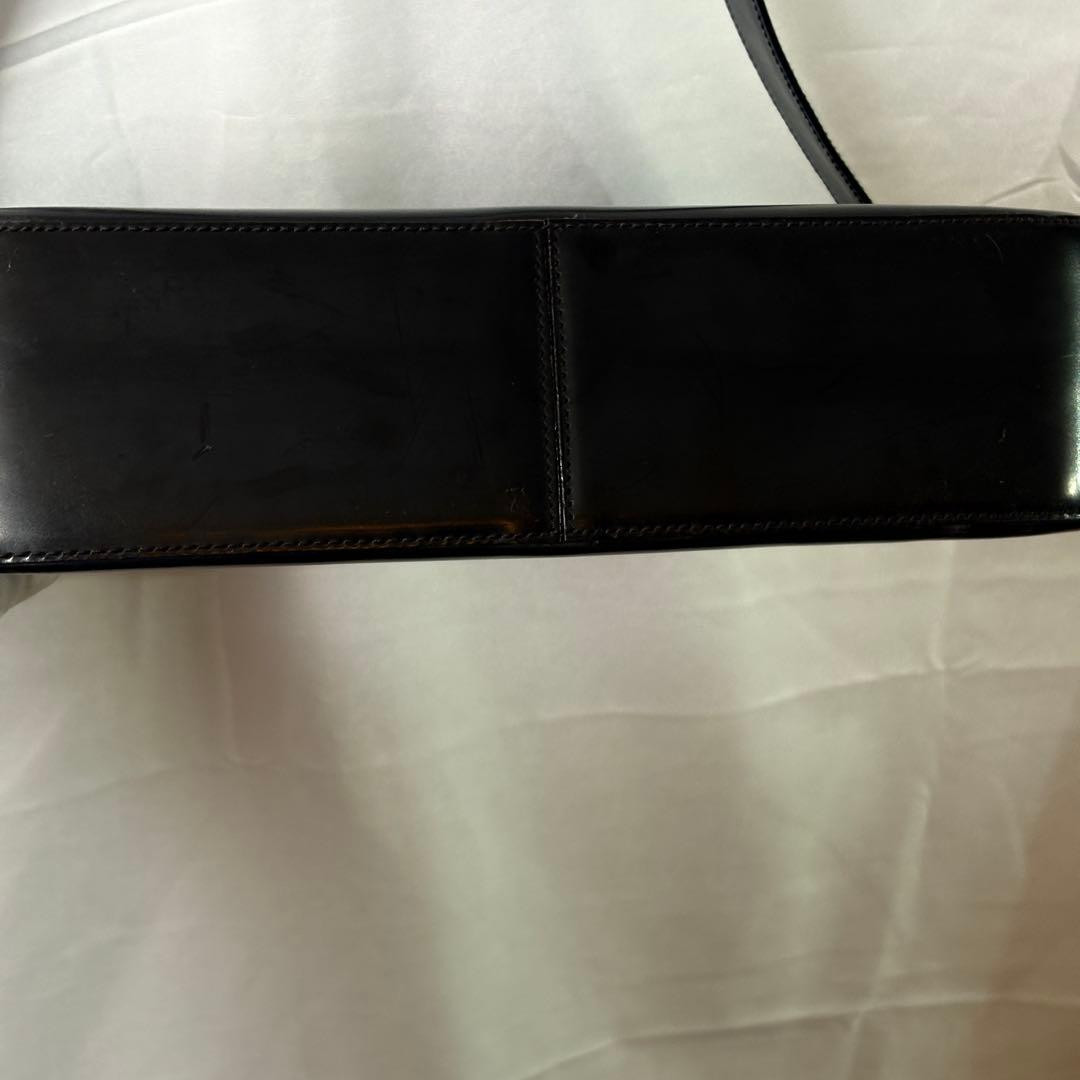 PRADA Enamel Leather Shoulder Bag Black Authentic Classic Crossbody Purse Japan thumbnail 20