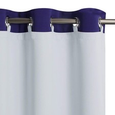 KGORGE Blackout Curtain Liners - Sun 50"W x 80"L Pack of 2 , Greyish White