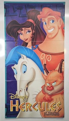 1997 Disney HERCULES 69 x 36 Promotional 3 Pannel Standee Original Rare Massive!