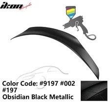 Fits 15-21 Benz W205 C-Class 4Dr Sedan PSM Style Trunk Spoiler ABS Painted #9197