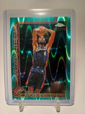 2025-26 Topps Chrome - Evan Mobley #67 Aqua Raywave Refractor /199