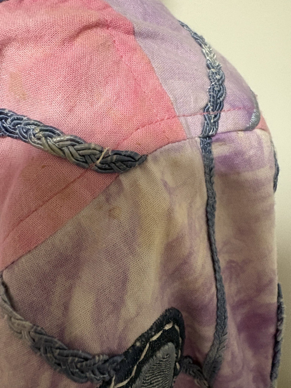 VTG Boho Carrie Allen Patchwork Patchwork Jacket … - image 24