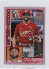 2019 Topps Mini 1984 Design Pink 21/25 Daniel Ponce de Leon #84R-DP 2d9