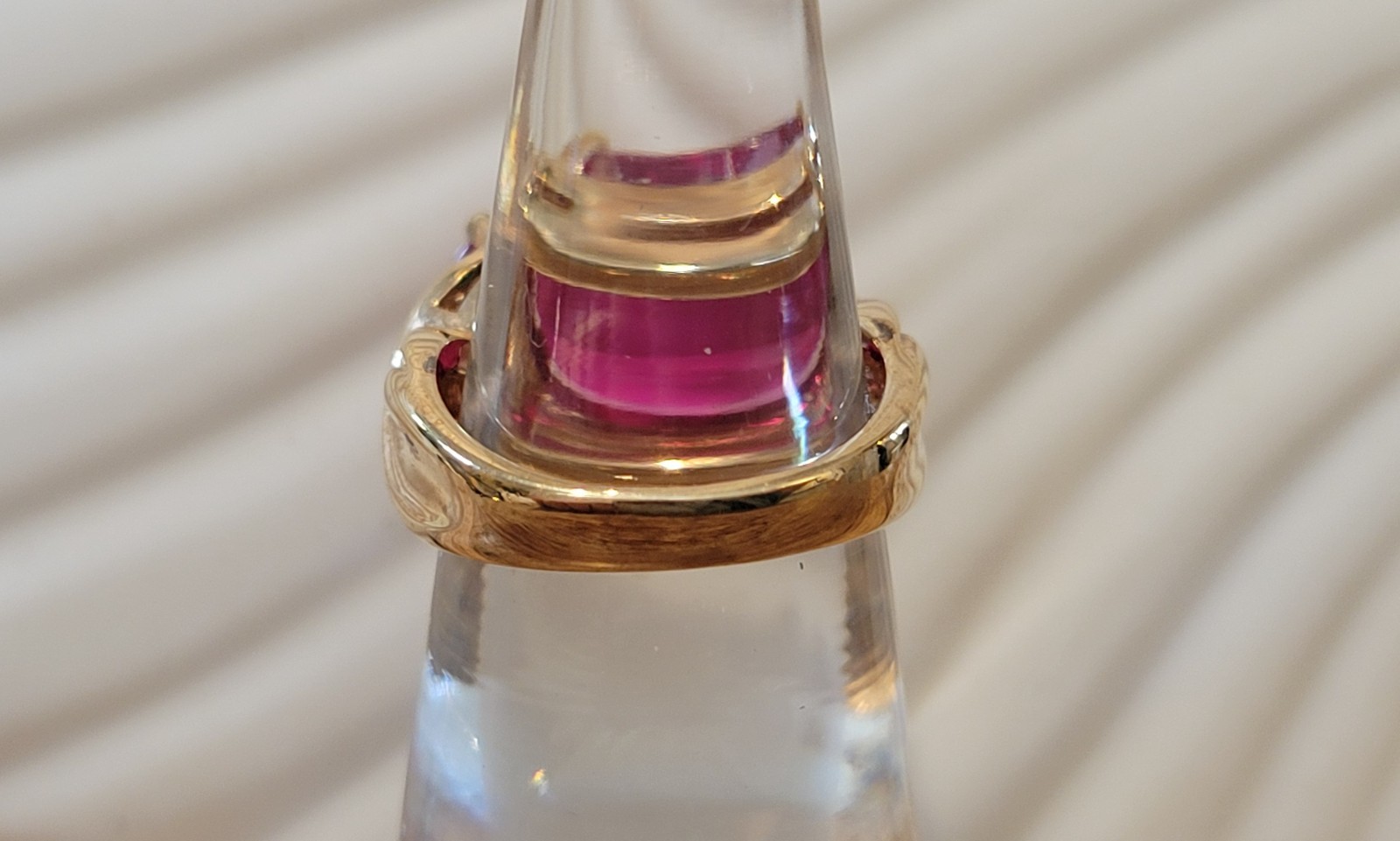 Lab Created Ruby Ring, Gold Over 925 Sterling Sil… - image 5