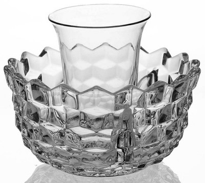 Fostoria American Clear  Ice Dish with Tomato Insert 144100